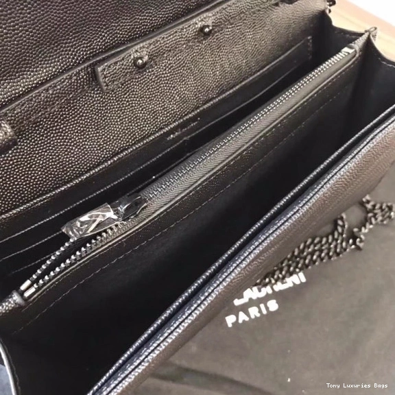 Tony Luxuries CASSANDRE CHAIN YSL MATELASSÉ WALLET 0808